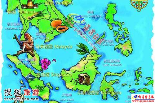 植物造就新旅程 东南亚绿色旅行地图