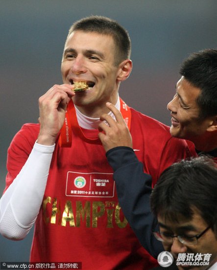 佐里奇确认将离开泰达:心和天津永远在一起