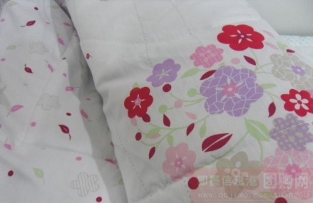 原价186元的ab版全棉印花夏凉被一条(1.8米*2
