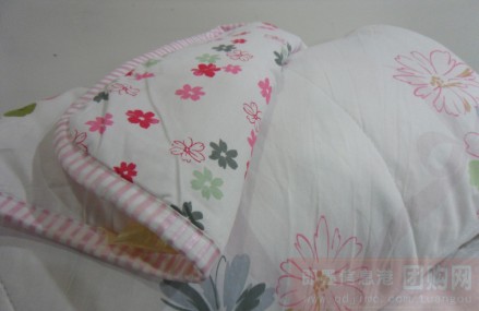 原价186元的AB版全棉印花夏凉被一条(1.8米*