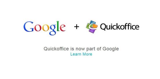 谷歌借力QuickOffice 挑战微软办公软件霸主地