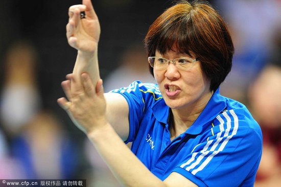  郎平 :波多黎各防守拦网好 中国队边打边调整