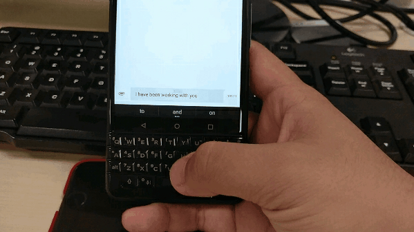 黑莓keyone体验 实体全键盘竟好用到爆
