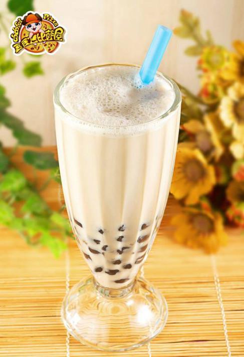 豆豆飞珍珠奶茶两杯